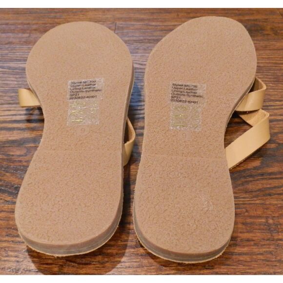 Madewell Tan Brown Boardwalk Thong Shoes Sandals Flip Flops Women's Size 9 New - Picture 5 of 5